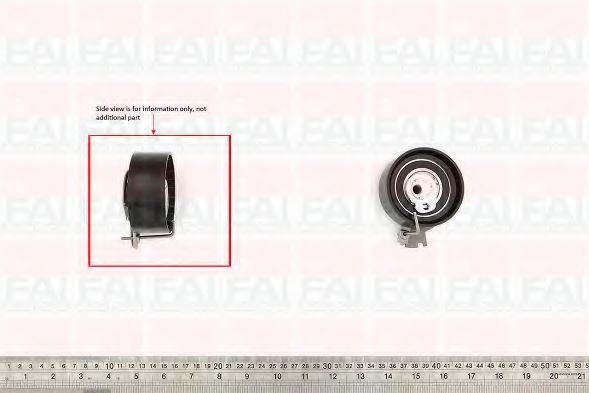 T9778 FAI+AUTOPARTS Tensioner Pulley, timing belt