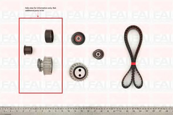 TBK03 FAI+AUTOPARTS Belt Drive Timing Belt Kit