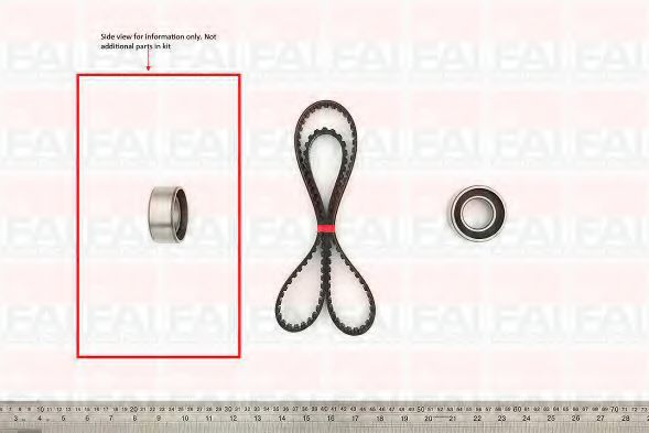 TBK188 FAI+AUTOPARTS Belt Drive Timing Belt Kit