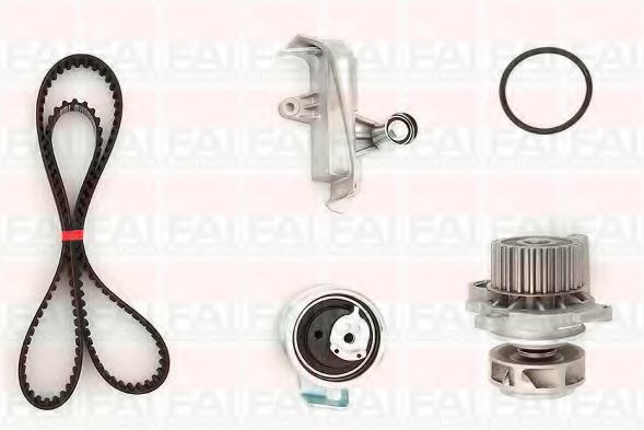 TBK385-6128 FAI+AUTOPARTS Cooling System Water Pump & Timing Belt Kit