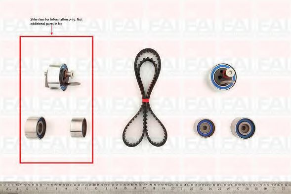 TBK431 FAI+AUTOPARTS Belt Drive Timing Belt Kit