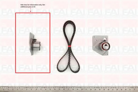 TBK439 FAI+AUTOPARTS Belt Drive Timing Belt Kit