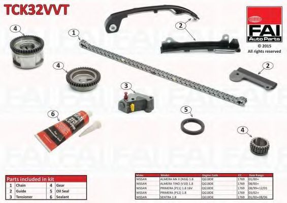 TCK32VVT FAI+AUTOPARTS Timing Chain Kit
