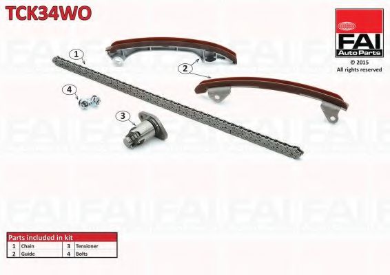 TCK34WO FAI+AUTOPARTS Timing Chain Kit