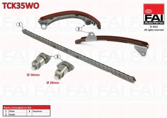 TCK35WO FAI+AUTOPARTS Timing Chain Kit