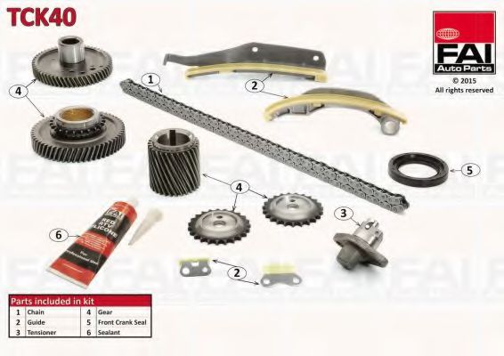 TCK40 FAI+AUTOPARTS Timing Chain Kit