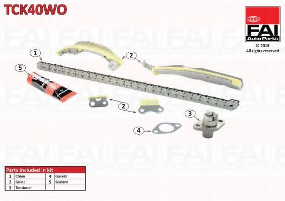 TCK40WO FAI+AUTOPARTS Engine Timing Control Timing Chain Kit