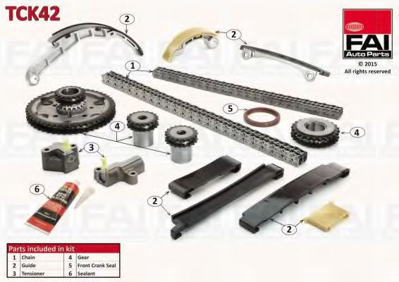 TCK42 FAI+AUTOPARTS Timing Chain Kit