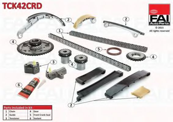TCK42CRD FAI+AUTOPARTS Timing Chain Kit