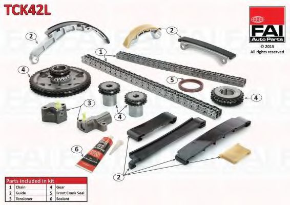 TCK42L FAI+AUTOPARTS Timing Chain Kit
