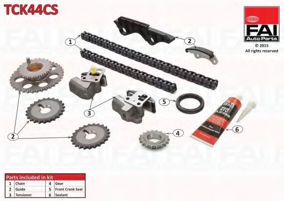 TCK44CS FAI+AUTOPARTS Timing Chain Kit