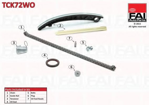TCK72WO FAI+AUTOPARTS Timing Chain Kit