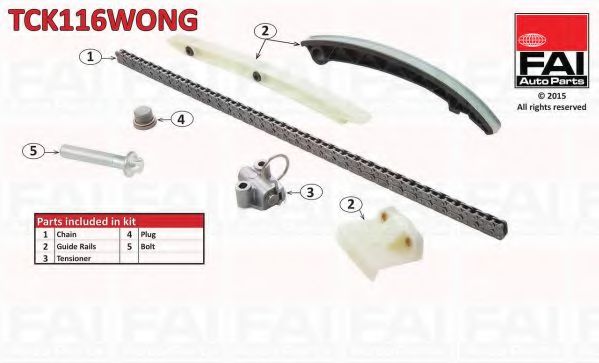 TCK116WONG FAI+AUTOPARTS Engine Timing Control Timing Chain Kit