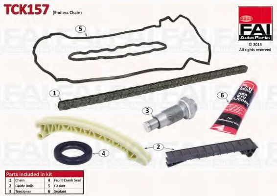 TCK157 FAI+AUTOPARTS Timing Chain Kit