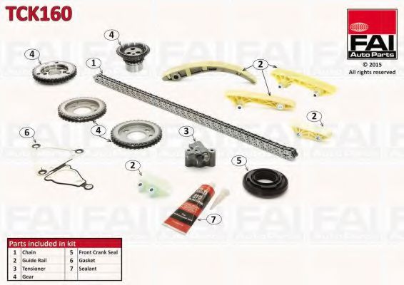 TCK160 FAI+AUTOPARTS Timing Chain Kit