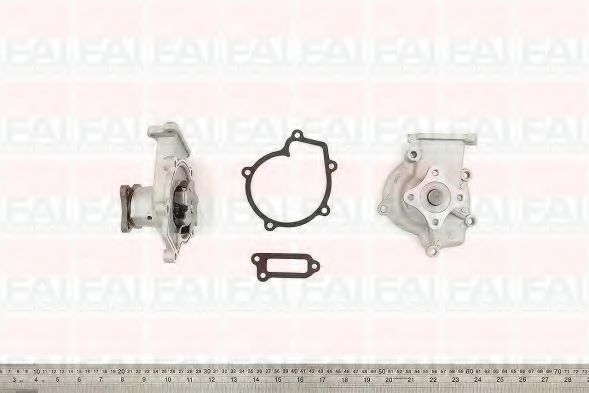 WP2882 FAI+AUTOPARTS Cooling System Water Pump