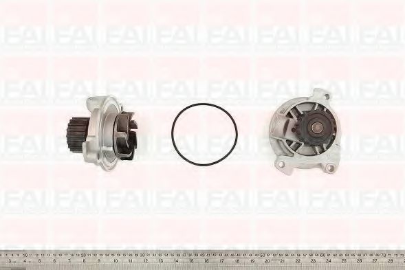 WP6065 FAI+AUTOPARTS Cooling System Water Pump