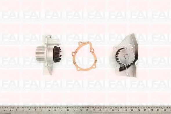 WP6077 FAI+AUTOPARTS Cooling System Water Pump