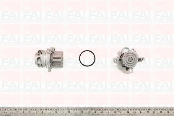 WP6129 FAI+AUTOPARTS Cooling System Water Pump
