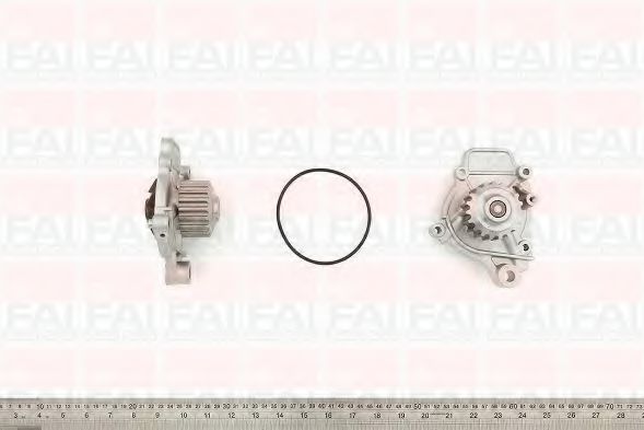 WP6152 FAI+AUTOPARTS Cooling System Water Pump
