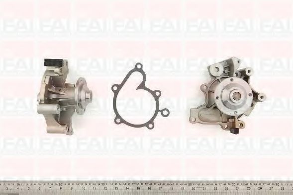 WP6201 FAI+AUTOPARTS Cooling System Water Pump