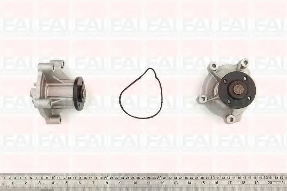 WP6235 FAI+AUTOPARTS Cooling System Water Pump