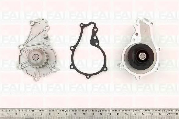 WP6318 FAI+AUTOPARTS Cooling System Water Pump