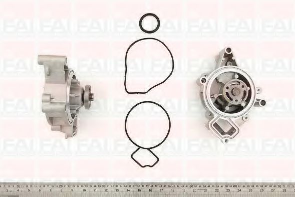 WP6322 FAI+AUTOPARTS Cooling System Water Pump