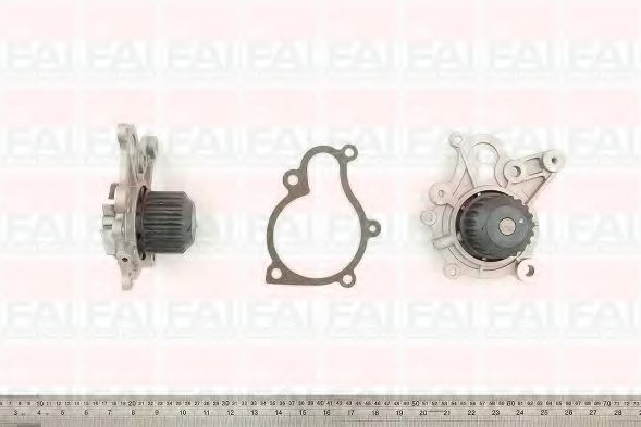 WP6351 FAI+AUTOPARTS Cooling System Water Pump