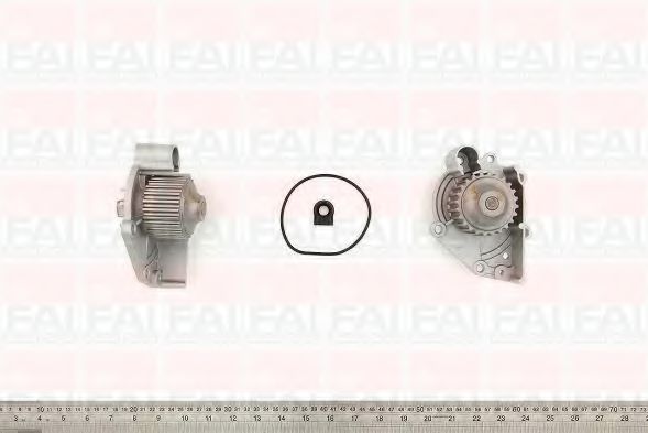 WP6357 FAI+AUTOPARTS Cooling System Water Pump