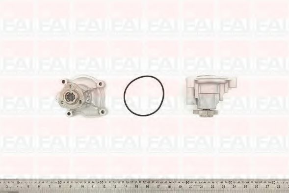WP6430 FAI+AUTOPARTS Cooling System Water Pump