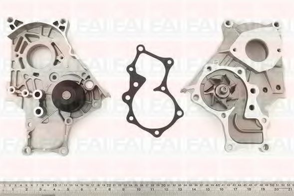 WP6482 FAI+AUTOPARTS Cooling System Water Pump