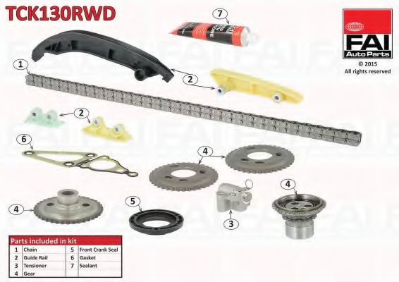 TCK130RWD FAI+AUTOPARTS Timing Chain Kit