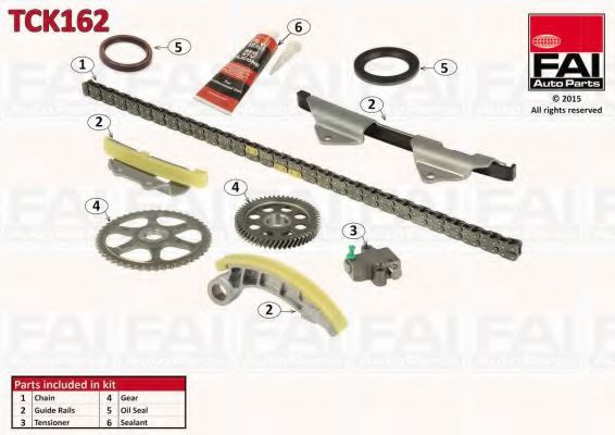 TCK162 FAI+AUTOPARTS Timing Chain Kit