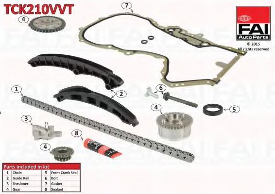 TCK210VVT FAI+AUTOPARTS Timing Chain Kit