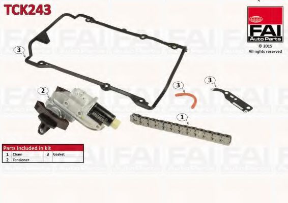 TCK243 FAI+AUTOPARTS Timing Chain Kit