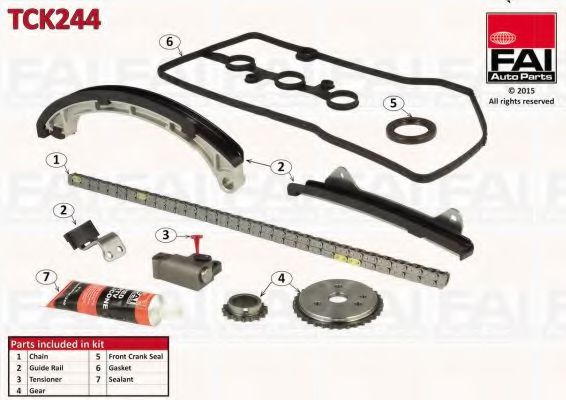 TCK244 FAI+AUTOPARTS Timing Chain Kit