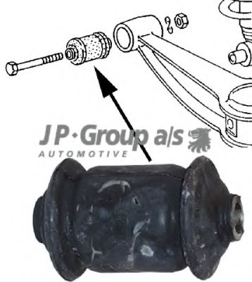 1140205300 JP+GROUP Control Arm-/Trailing Arm Bush