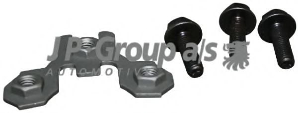 1140250500 JP+GROUP Wheel Suspension Securing Plate, ball joint