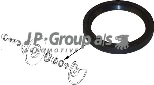 1142000400 JP+GROUP Shaft Seal, wheel bearing