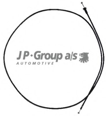 1170701100 JP+GROUP Body Bonnet Cable
