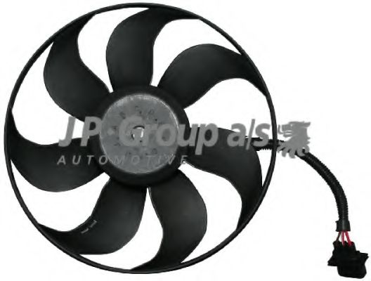 1199101500 JP+GROUP Cooling System Electric Motor, radiator fan
