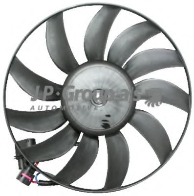 1199101600 JP+GROUP Cooling System Electric Motor, radiator fan