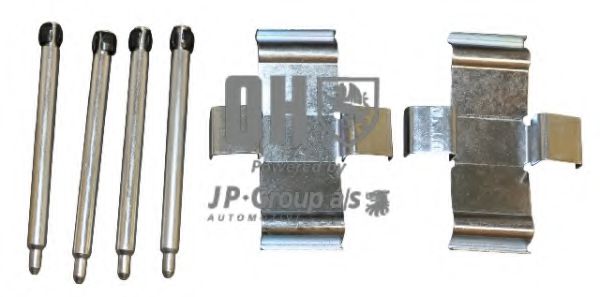 1263650819 JP+GROUP Brake System Accessory Kit, disc brake pads