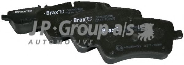1363600710 JP GROUP Brake Pad Set, disc brake