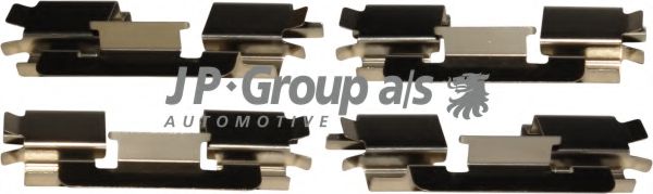 1363650210 JP+GROUP Brake System Accessory Kit, disc brake pads
