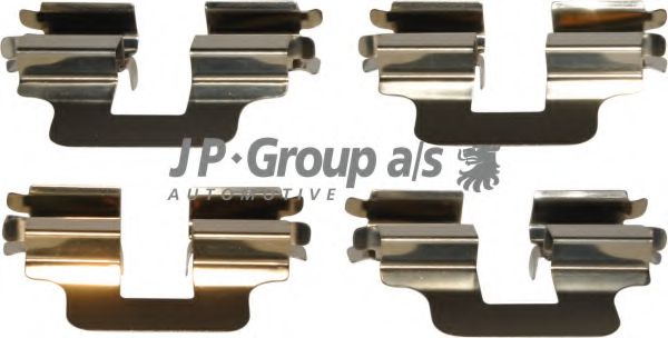1363750410 JP+GROUP Brake System Accessory Kit, disc brake pads