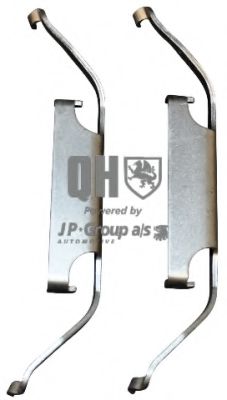 1463650119 JP+GROUP Brake System Accessory Kit, disc brake pads