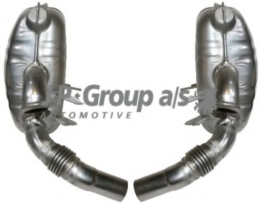 1620602210 JP+GROUP Exhaust System End Silencer