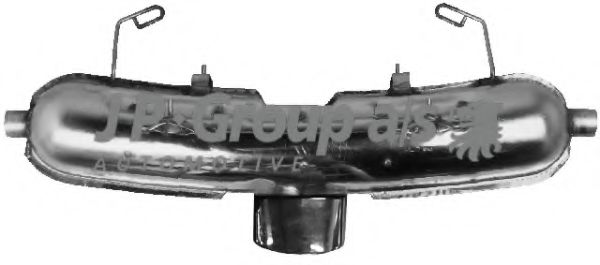1620603000 JP+GROUP Exhaust System End Silencer